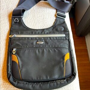 TUMI Ducati Black and Yellow Bag